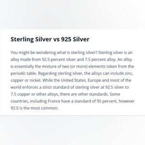 Sterling Silver vs 925 Silver 💍